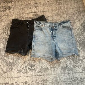2pairs H&M shorts